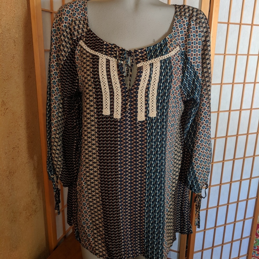 Kori, boho chic top, NEW with tags, medium